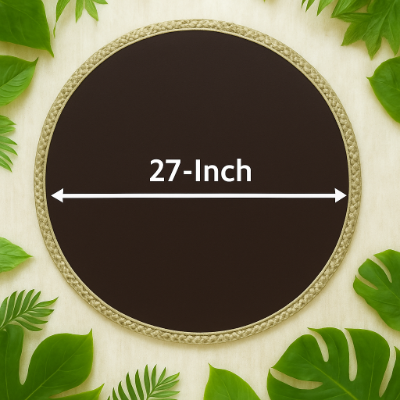 Premium Circular (27-Inch.)-Chocolate Color